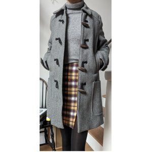 Banana Republic Grey Wool Toggle Peacoat